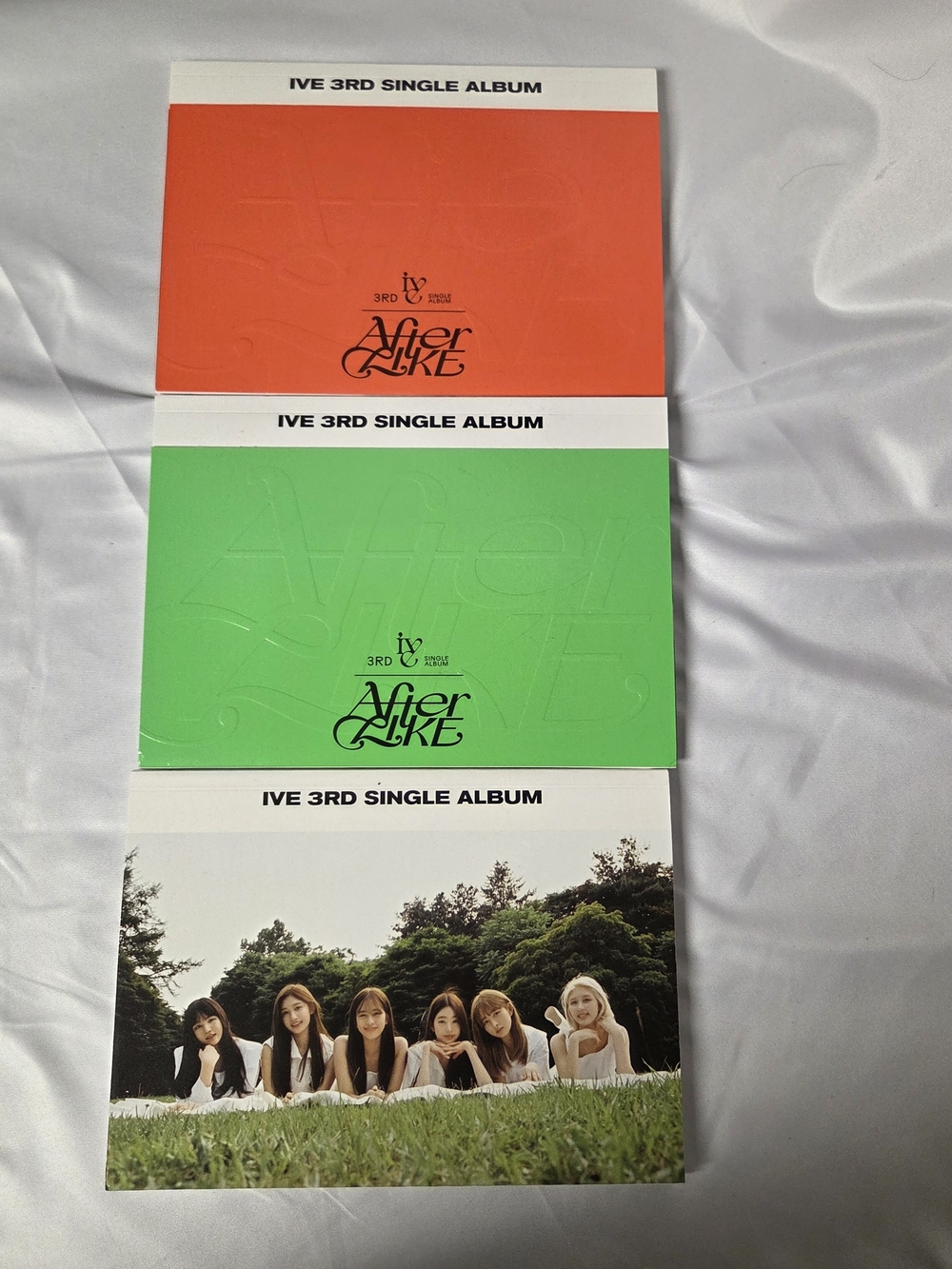 IVE 'After LIKE'‎ 3rd Single Album - Orange & Green Versions